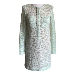 Victoria Beckham For Target Mint Lace Dress Size M